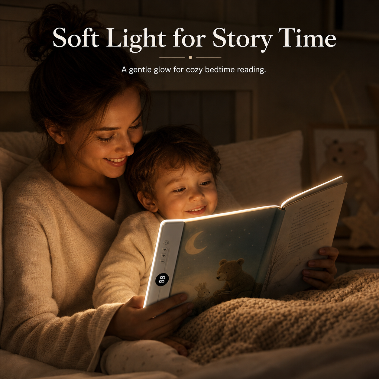 Acrylic Book Light – Portable Reading Lamp