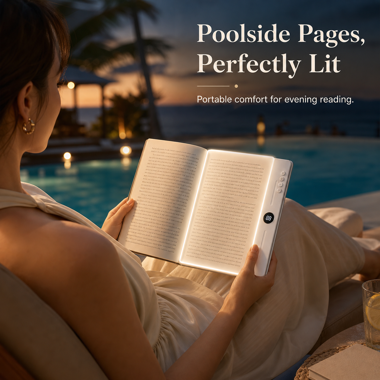 Acrylic Book Light – Portable Reading Lamp