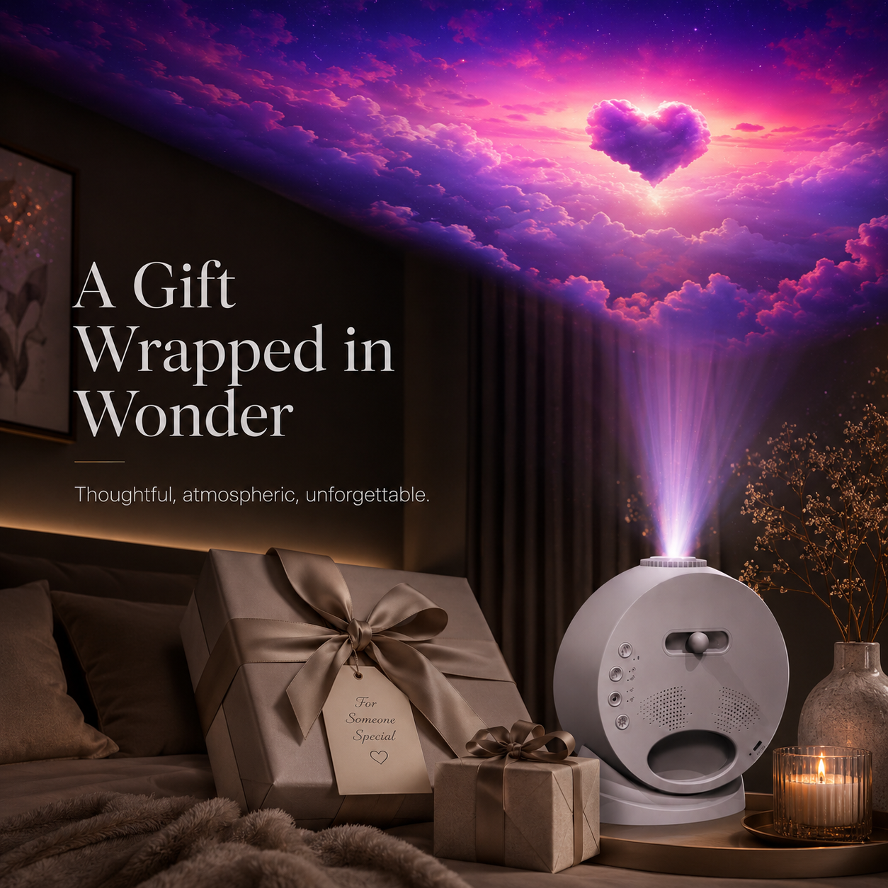 3 in One Smart Galaxy Projector, Bluetooth Speaker and Digital Alarm Clock