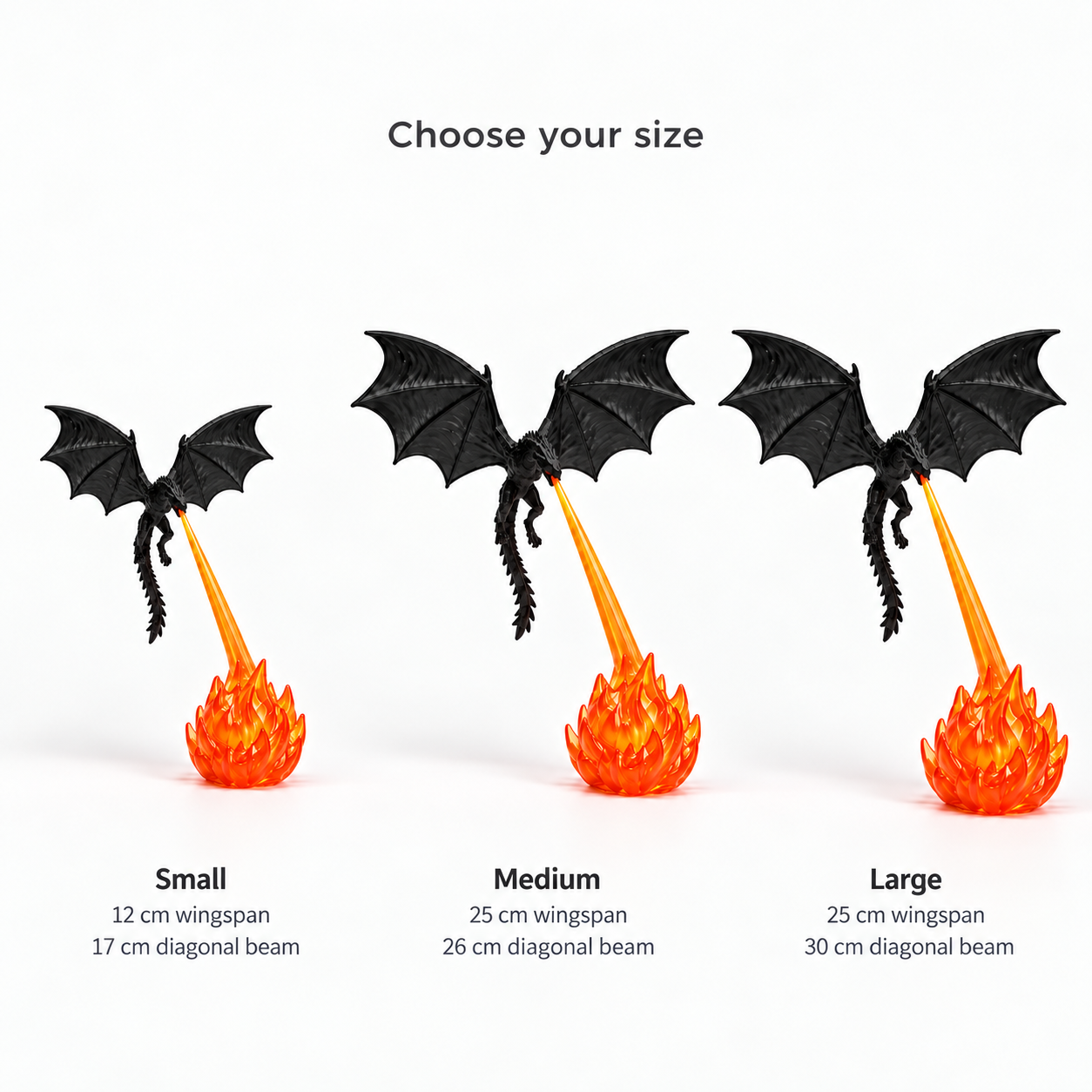 Dragonfire Wireless LED Dragon Lamp