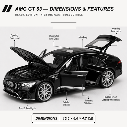 Mercedes-AMG GT 63 Black Edition — dimensions and features