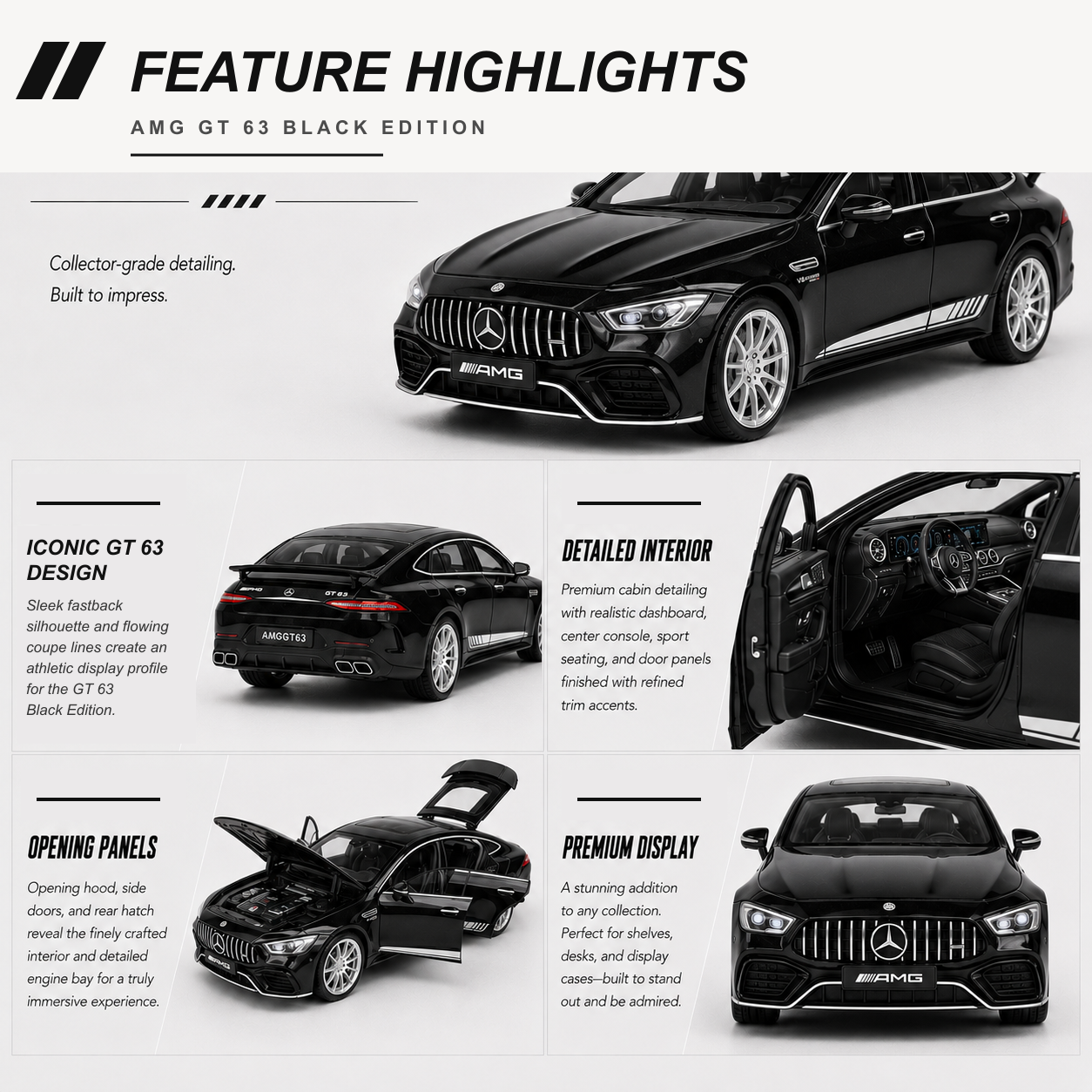 Mercedes-AMG GT 63 Black Edition — feature highlights