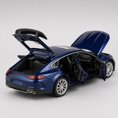 Mercedes-AMG GT 63 Blue Edition — opening rear view