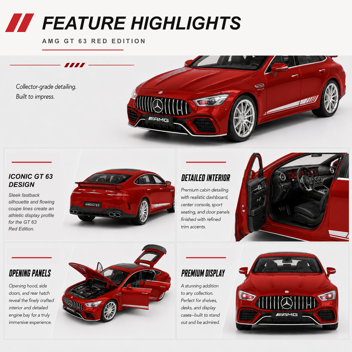 Mercedes-AMG GT 63 Red Edition — feature highlights