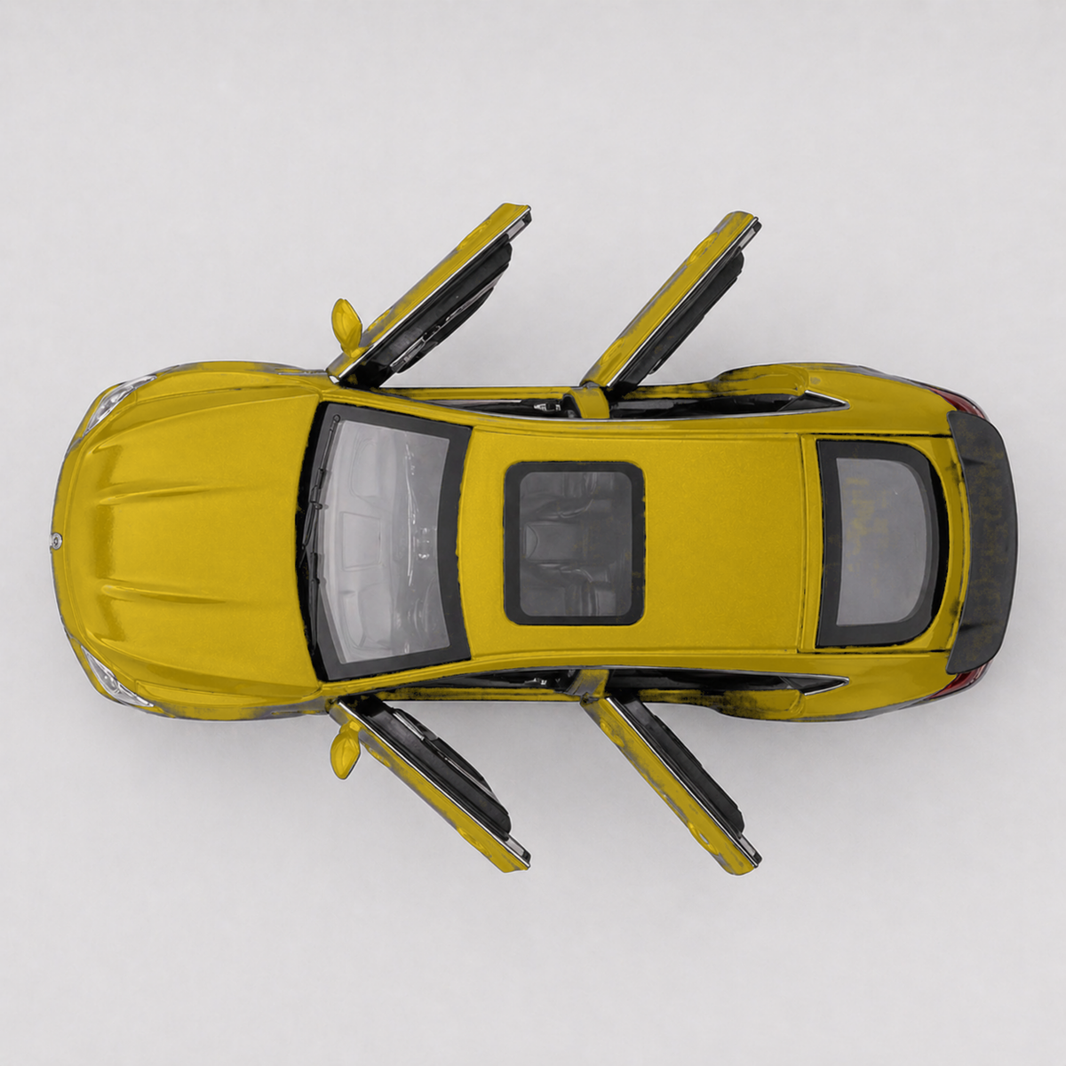Mercedes-AMG GT 63 Yellow Edition — top view