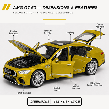 Mercedes-AMG GT 63 Yellow Edition — dimensions and features