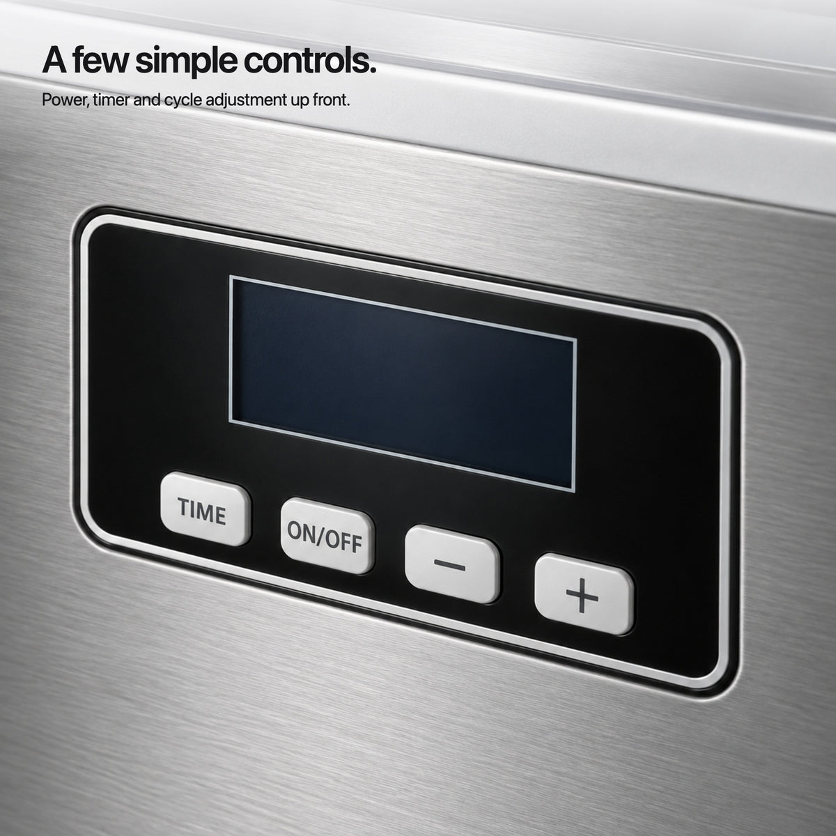 Ashton IceCubemaker — controls close-up