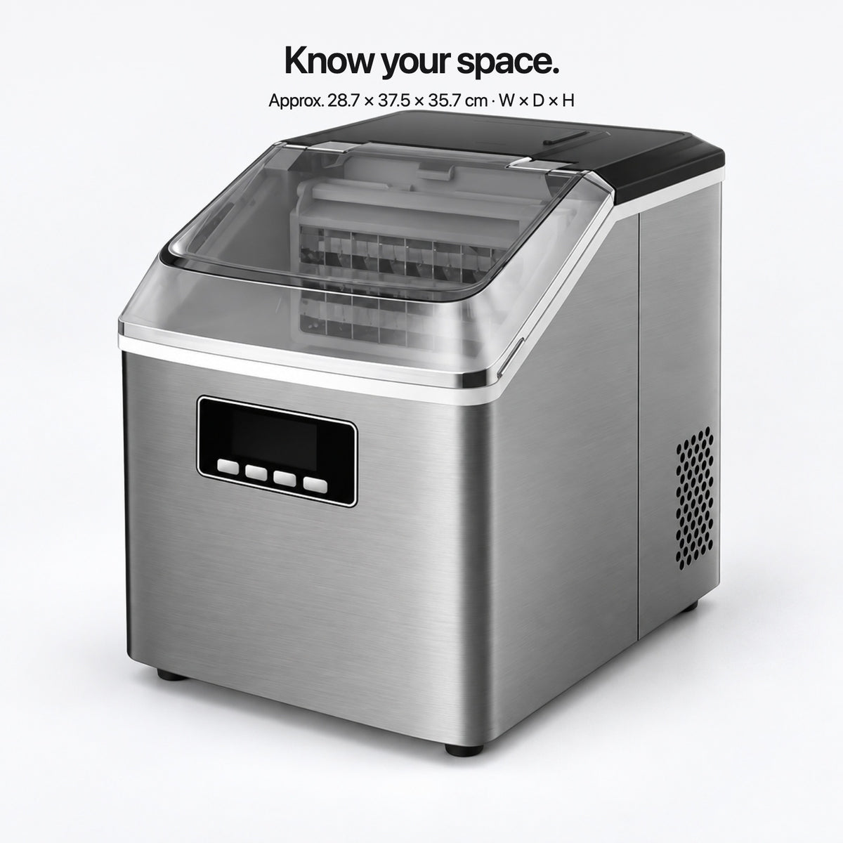 Ashton IceCubemaker — countertop dimensions