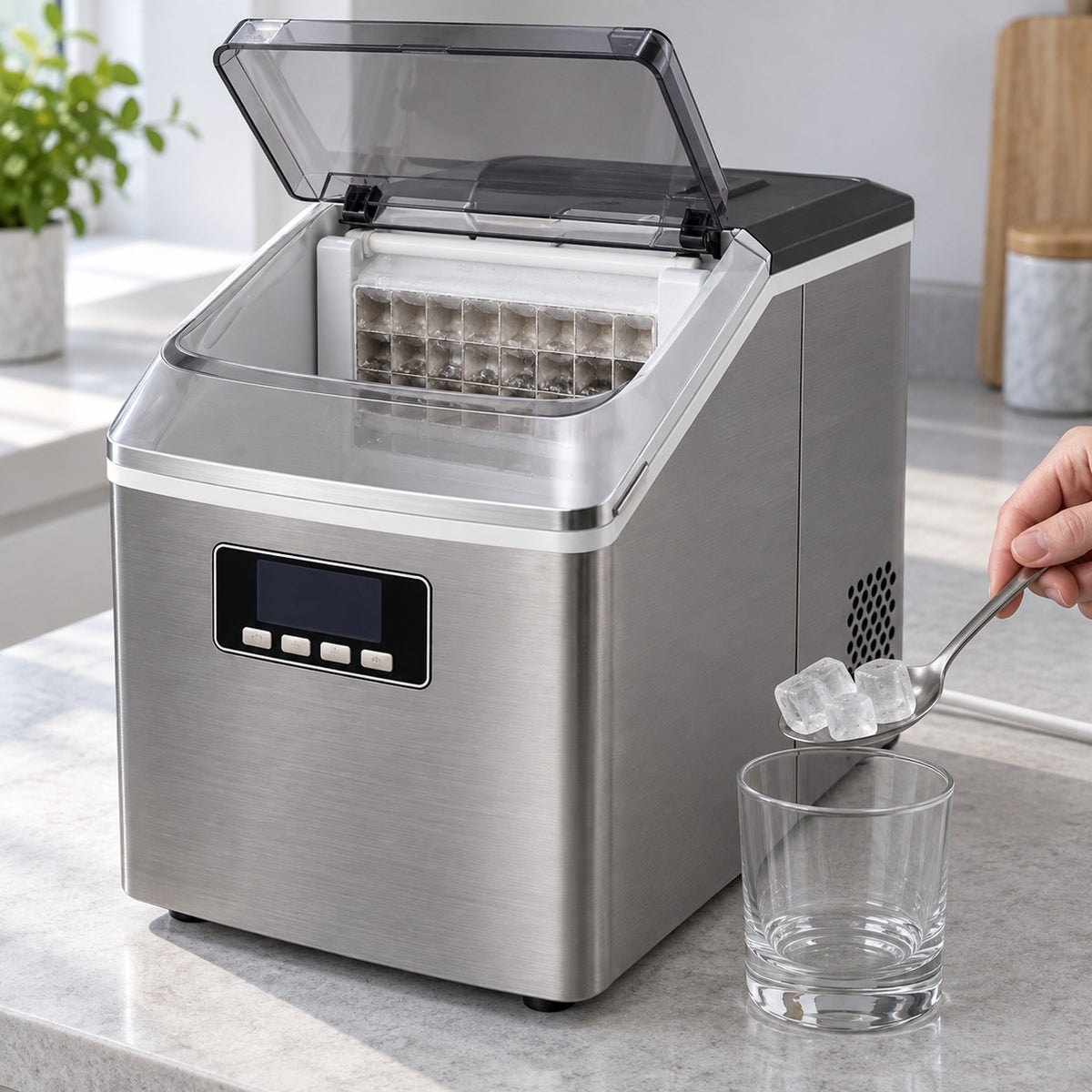 Ashton IceCubemaker — serve a glass