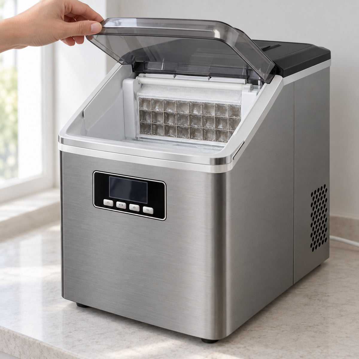 Ashton IceCubemaker — lift the lid