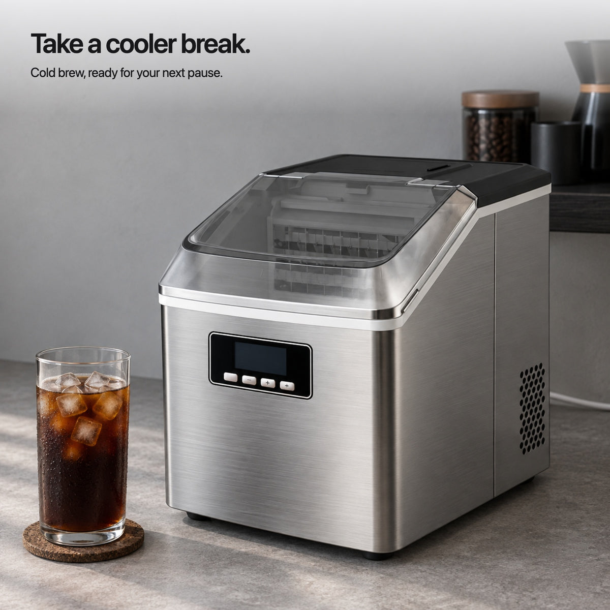 Ashton IceCubemaker — cold brew desk break
