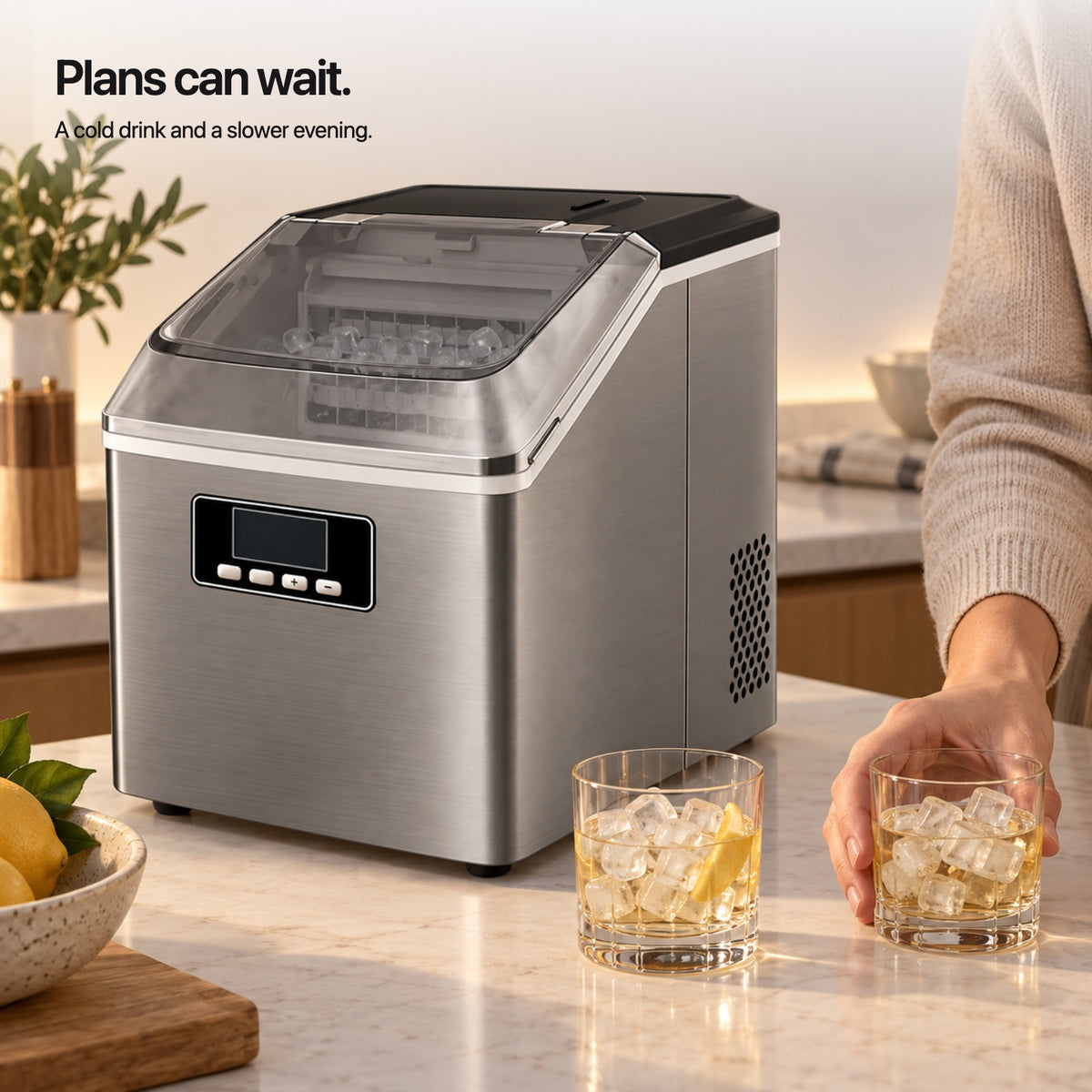 Ashton IceCubemaker — after-work ritual