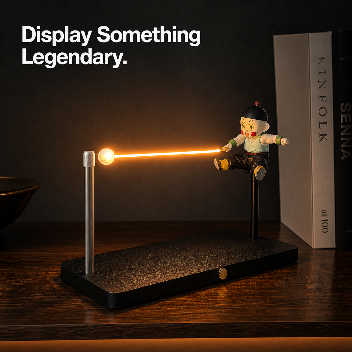 chiaotzu shelf collectible energy lamp.