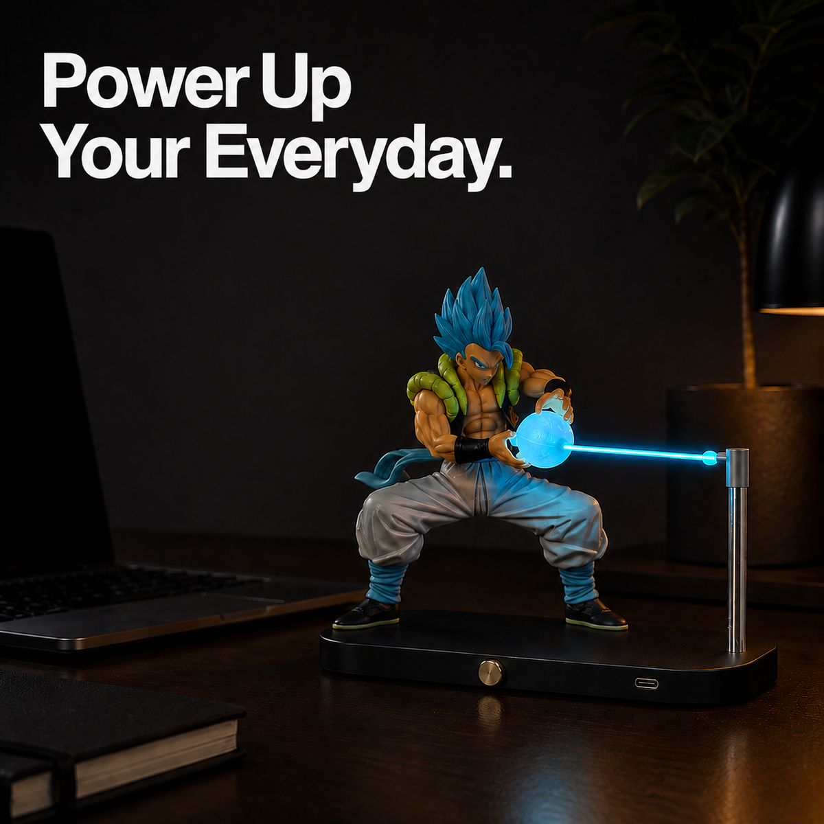 gogeta 06 lifestyle desk collectible energy lamp.