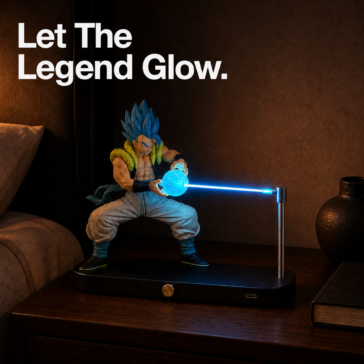 gogeta 11 lifestyle bedside collectible energy lamp.