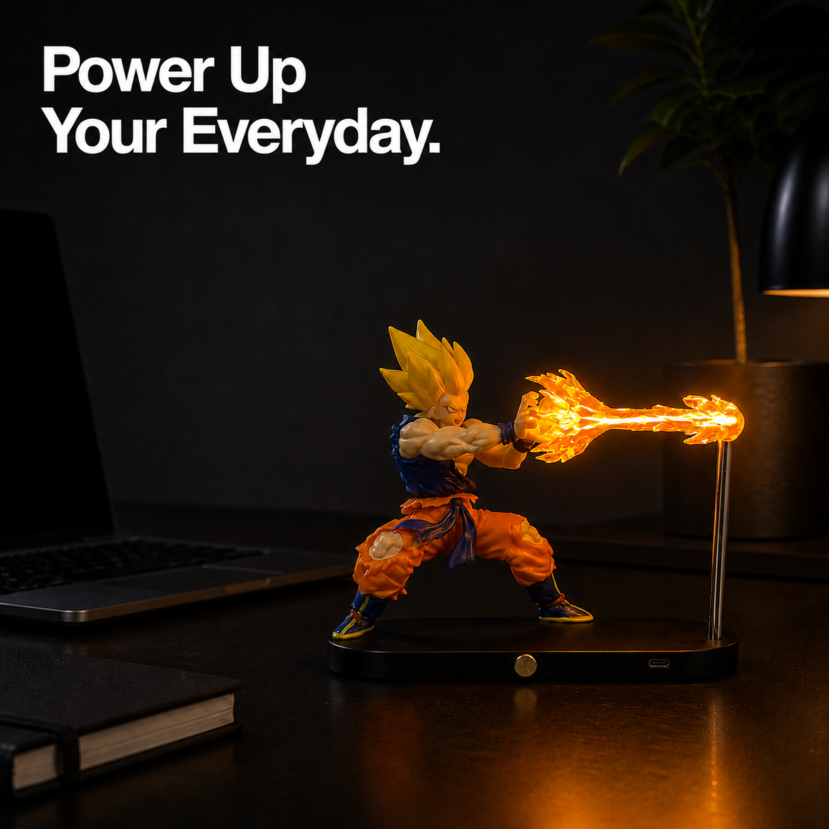 goku orange 06 lifestyle desk collectible energy lamp.
