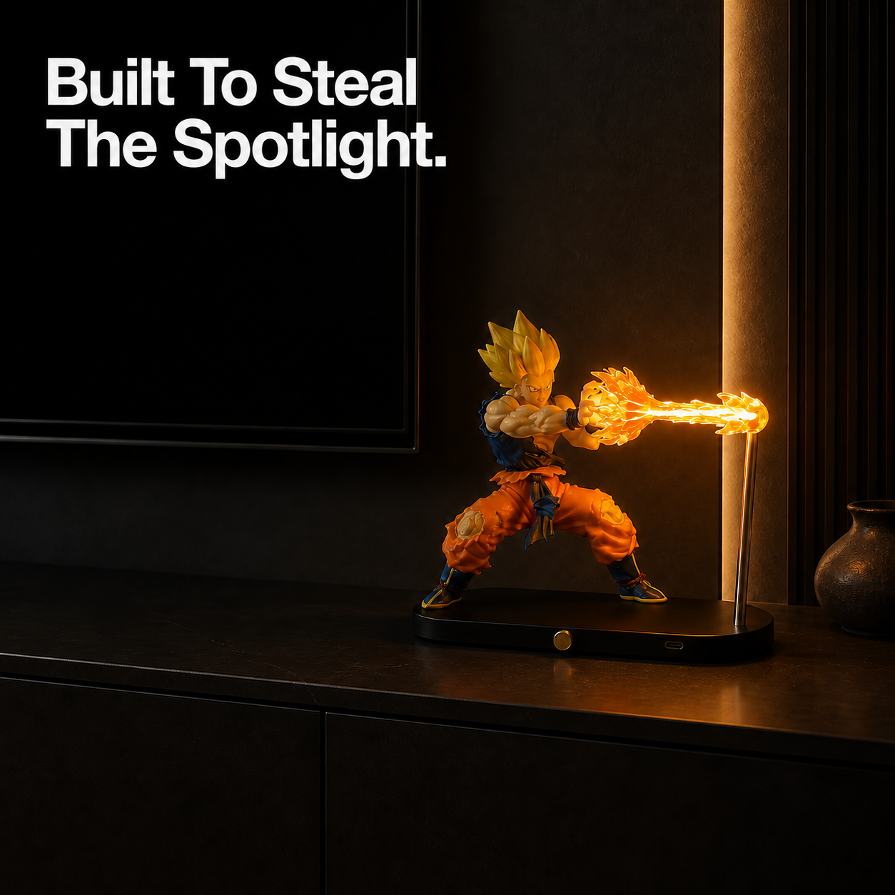 goku orange 09 lifestyle tv cabinet collectible energy lamp.