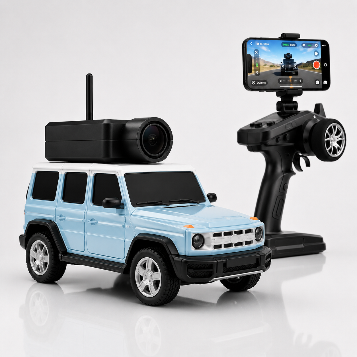 RC DriftCam Pro with Wi-Fi and App Control: Live Full HD Camera