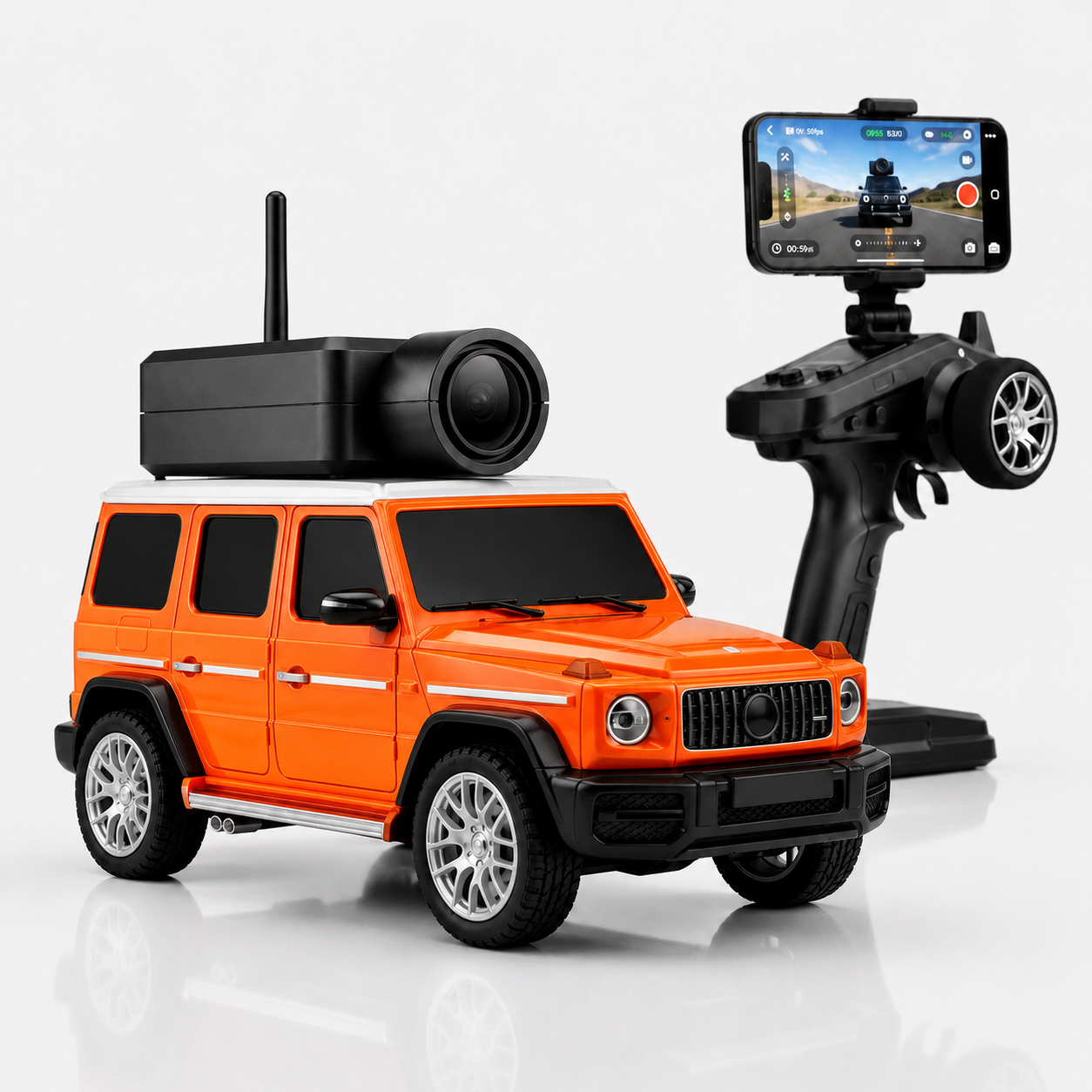 RC DriftCam Pro with Wi-Fi and App Control: Live Full HD Camera