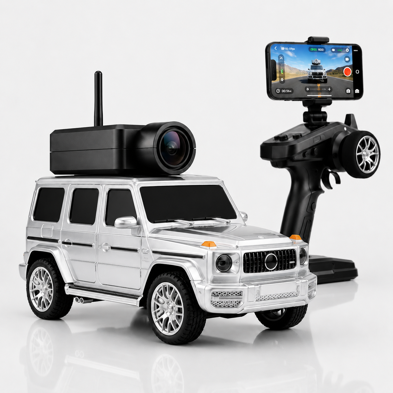 RC DriftCam Pro with Wi-Fi and App Control: Live Full HD Camera